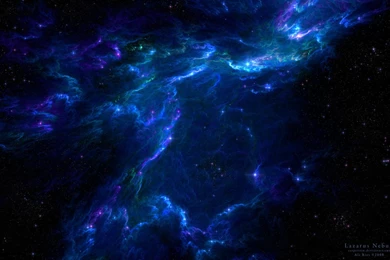 Abstract Blue Clouds Outer Space Wallpapers   (