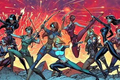 Comics Scarlett Baroness G.i. Joe Danger Girl Girls Wallpapers ...