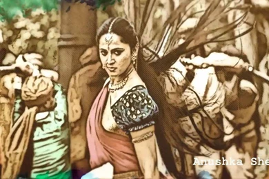 Anushka Shetty First Look Bahubali Movie Hd Wallpapers ...