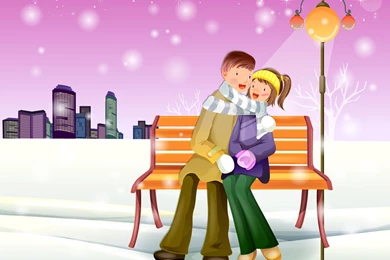 21095 romantic winter desktop wallpaper 1600×1200   WideWallpapers ...