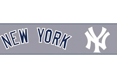 Dark Blue White ZB3308BD Yankees Pinstripe Wallpapers Border ...