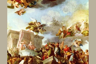 Christopher Columbus Presents The Catholic Majesties The New World ...