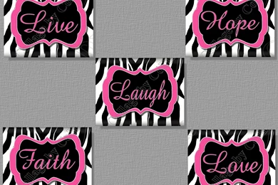 Wall Decor Zebra   Home Design