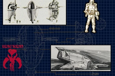 My Free Wallpapers Star Wars Wallpapers : Slave 1 Project