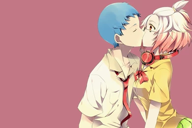 ANIME COUPLE SURPRISE KISS   Online Wallpapers HD