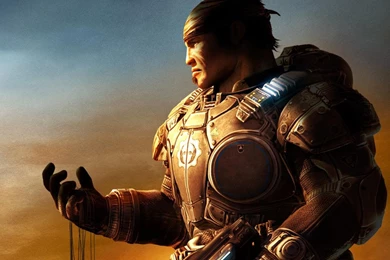 Download Wallpapers Marcus Fenix (Gears Of War 2) (1366 X 768 ...