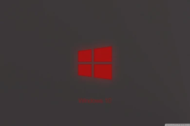Windows 10 Technical Preview Red Glow HD Desktop Wallpapers ...