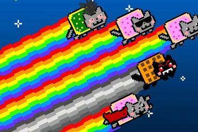Cool Nyan Cat Id: 3404   7HDWallpapers