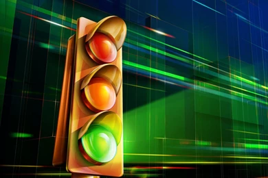 Desktop Wallpapers · Gallery · 3D Art · Traffic Light
