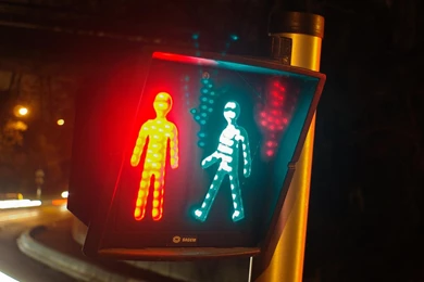 Download Wallpapers City Traffic Light (2560 X 1024 Dual Monitor ...