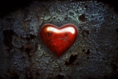 Desktop Wallpapers » 3D Backgrounds » Heart 3D » Www.desktopdress.com