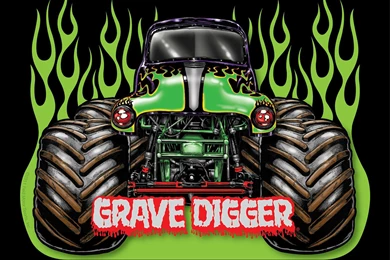 Grave Digger Monster Truck 4x4 Race Racing Js Free >> HD Wallpapers ...