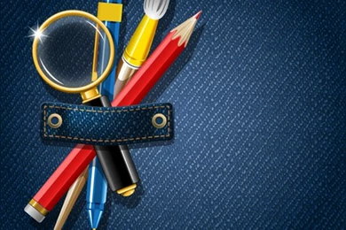 School Supplies Creative Backgrounds 01   Vector Backgrounds Free ...