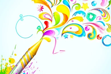 Holi Creative Backgrounds Art Vector 04   Vector Background, Vector ...