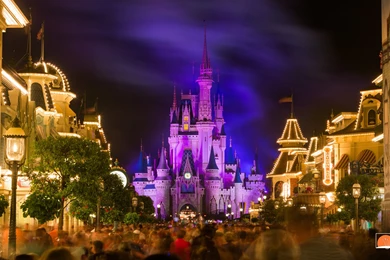 2014 03 Fine Art Disney Fireworks 18 – Main Street Castle Magic ...