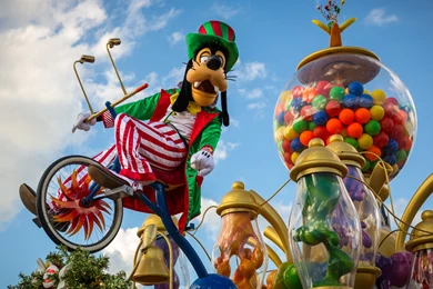 Parade At Magic Kingdom, Goofy Widescreen Wallpapers
