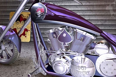 Desktop Wallpapers · Gallery · 3D Art · Joker Bike