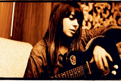 Cat Power Girl Guitar Hair Play
