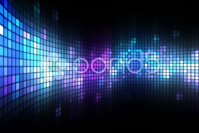 Green Led Dance Lights Wall Stock Video 35930514