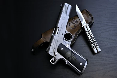 Pistol Knife Weapon Gang Police Army Military Springfield Armory ...