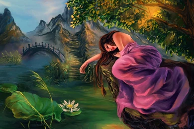 Lotus Girl Uhd Wallpapers Ultra High Definition Wallpapers 4k ...