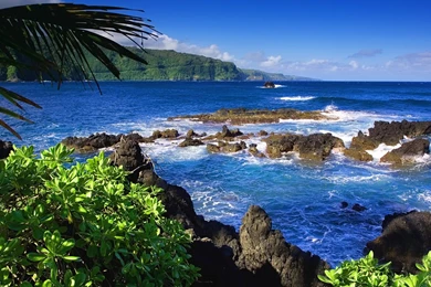 Rocky Beach Scene Wallpapers   Beach Wallpapers