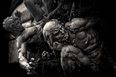 The eiffel tower a statue photo wallpaper 1680x1050   Magic4Walls.com