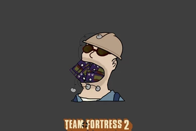 Download Wallpapers 2048x1152 Team Fortress 2, Head, Helmet ...