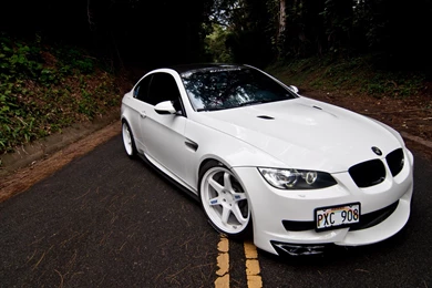 Download Wallpapers 2560x1440 Bmw, M3, E92, White, Coupe, Hood ...