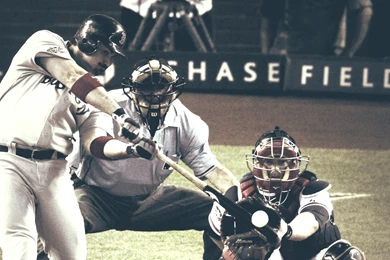 Red Sox Adrian Gonzalez Home Run Wallpapers For iPhone 3G/3GS