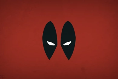 Wallpapers Minimalist Superheroes Minimalistic Comics Deadpool ...
