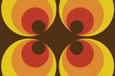 Retro 70's Circle Pattern: ARW002