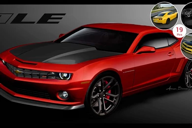 2013 Chevrolet Camaro 1LE   Design Sketch