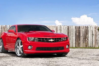 Cars Tuning Chevrolet Camaro Wheels Red Cars