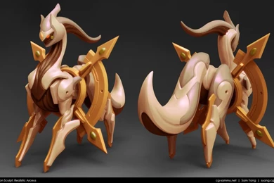 Pokemon Sculpt: Realistic Arceus 2013 By Cg sammu On DeviantArt
