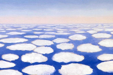 Wallpapers Magritte Georgia O Keeffe 1920x1080