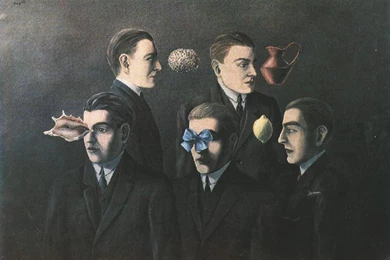 The Familiar Objects   Surrealist Rene Magritte Art Wallpapers Picture