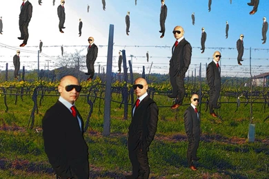 My Own Golconda (tribute To René Magritte On Digital Charcoal ...