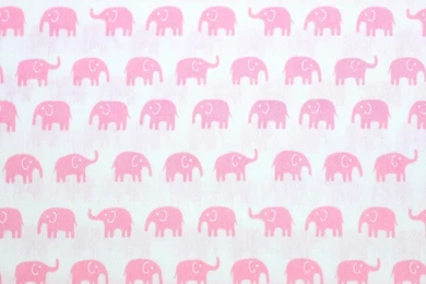 Super Kawaii Tiny Elephant Print Pink Elephants By Beautifulwork