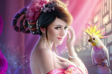 3D fantasy girl wallpapers