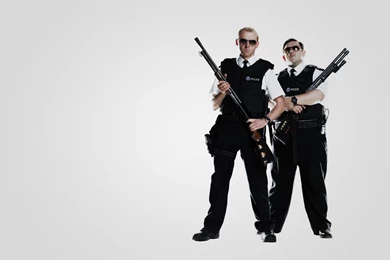 Hot fuzz Fuzz Movies People Weapons Guns Humor Funny Zombies ...