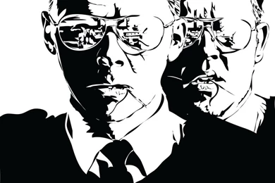 Hot Fuzz Black And White By Khaur On DeviantArt