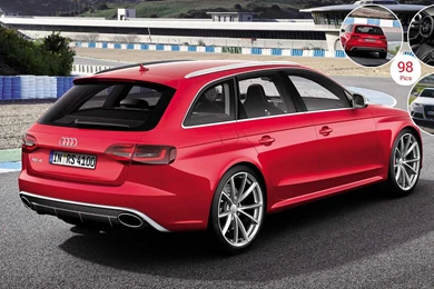 2013 Audi RS4 Avant   Rear