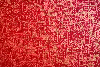 Download Wallpapers 1280x1024 Background, Lettering, Red, Texture ...