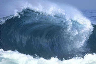 Blue Ocean Wave Free Desktop Backgrounds   Free Wallpapers Image