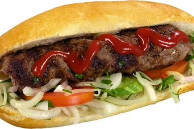 Download Wallpapers 3840x2400 Hot Dog, Meat, Bun, Ketchup Ultra HD ...