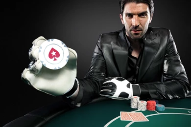 Gianluigi Buffon Poker Stars Campaign Exclusive HD Wallpapers