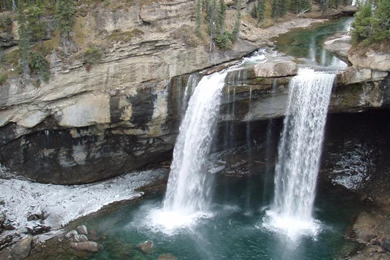 Waterfall Pacific Northwest Canada   (