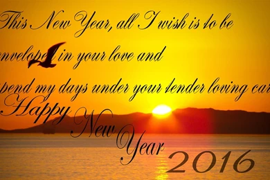 Happy New Year 2016 Nature Wallpapers And Wishes