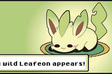 A Cute Lil'leafeon Appears! By ShinSoulThief On DeviantArt